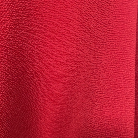 Place DEEP RED Sleeveless  Fit & Flare Dress , Stretchy,  Mesh inserts,  M 7/8 - Picture 8 of 9